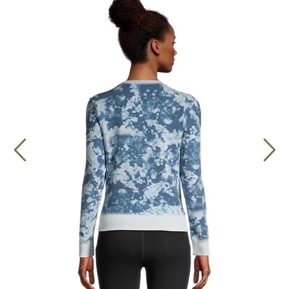 BCBGeneration Blue Tie Dye Sweatshirt XL - Picture 2 of 6